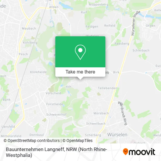 Карта Bauunternehmen Langneff