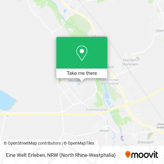 Карта Eine Welt Erleben