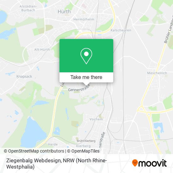 Ziegenbalg Webdesign map
