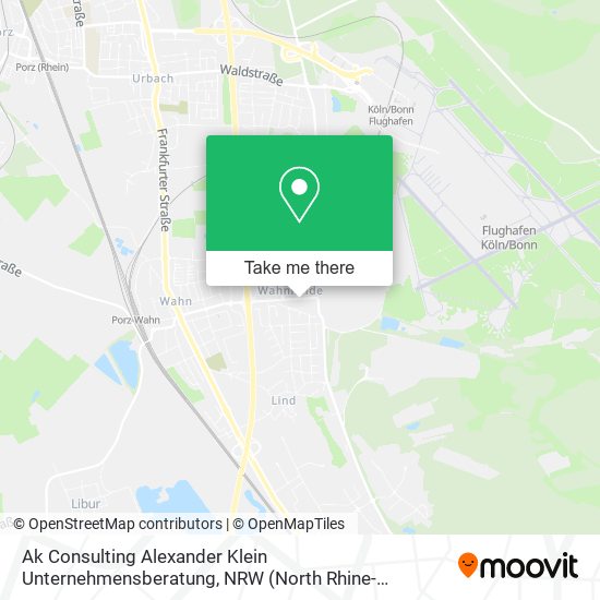Ak Consulting Alexander Klein Unternehmensberatung map