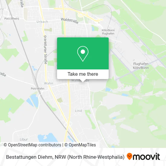 Bestattungen Diehm map