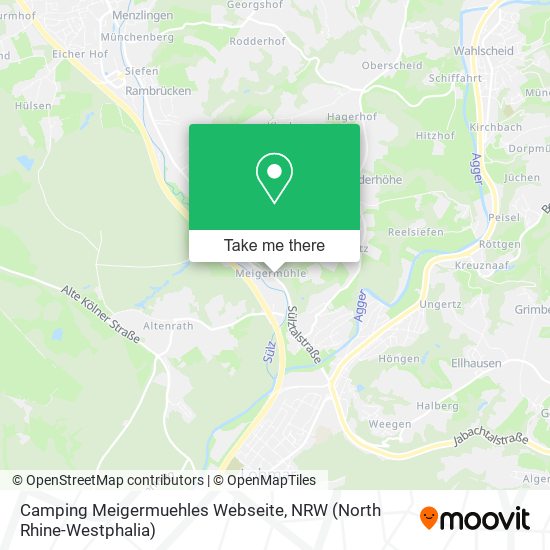 Camping Meigermuehles Webseite map