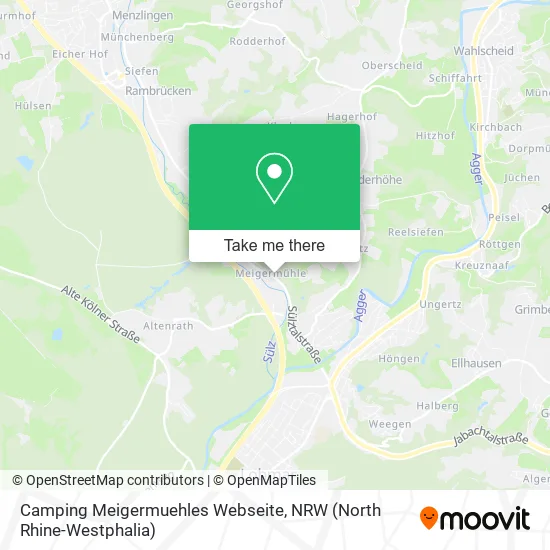 Карта Camping Meigermuehles Webseite