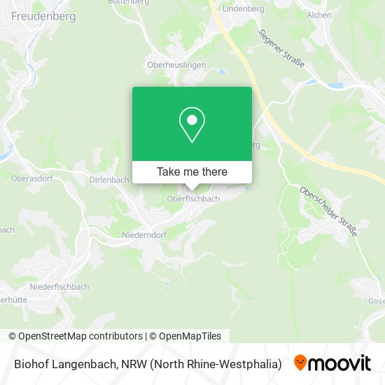 Biohof Langenbach map