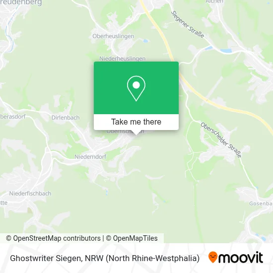 Ghostwriter Siegen map