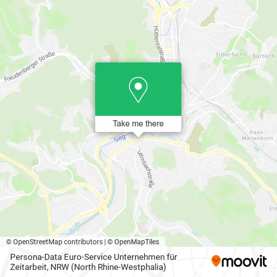 Карта Persona-Data Euro-Service Unternehmen für Zeitarbeit