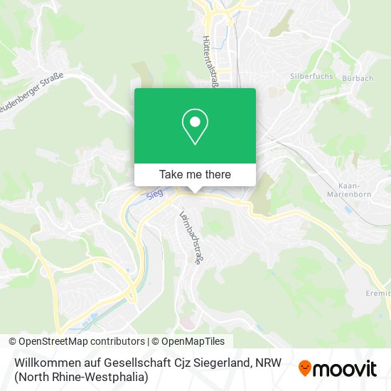 Willkommen auf Gesellschaft Cjz Siegerland map