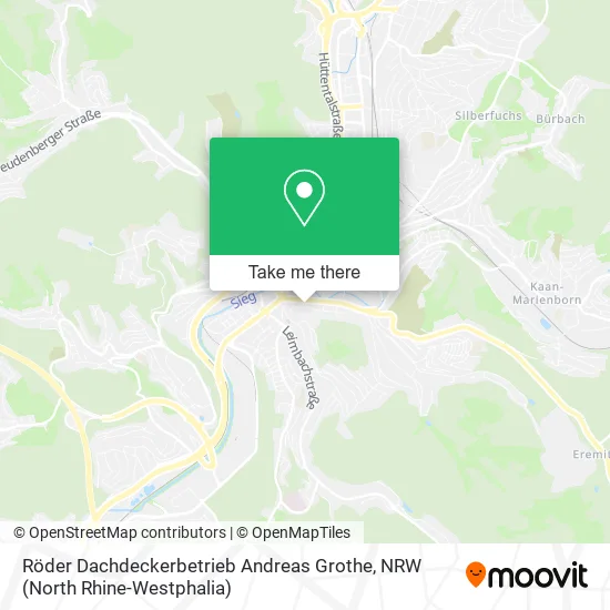Röder Dachdeckerbetrieb Andreas Grothe map