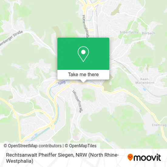 Rechtsanwalt Pheiffer Siegen map
