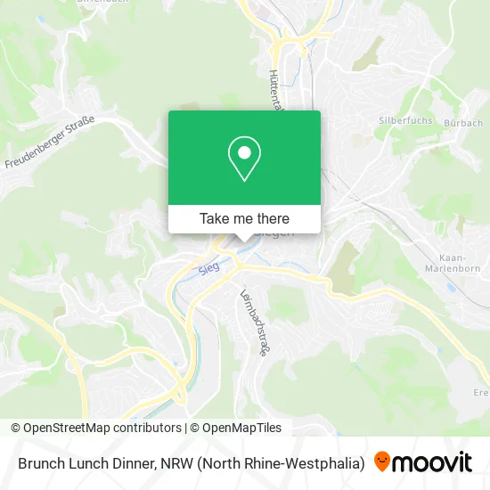 Карта Brunch Lunch Dinner