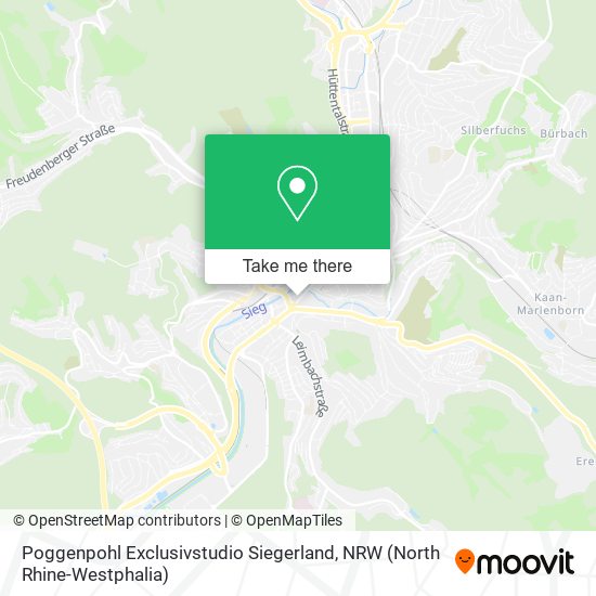 Poggenpohl Exclusivstudio Siegerland map