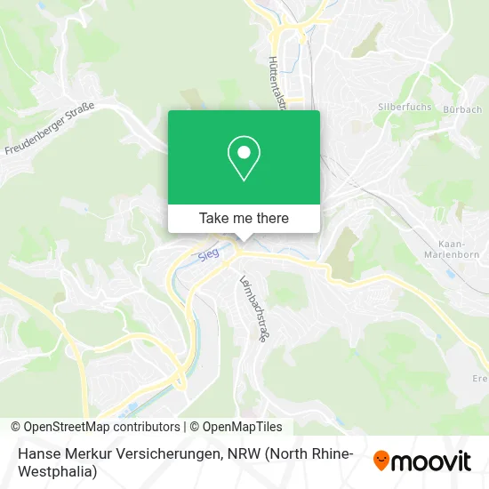 Hanse Merkur Versicherungen map
