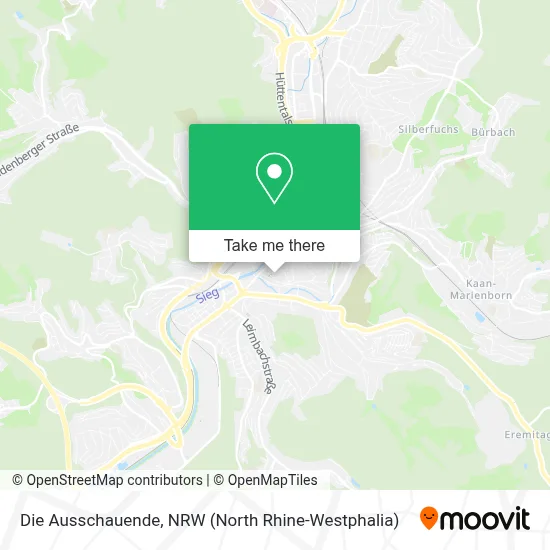 Die Ausschauende map