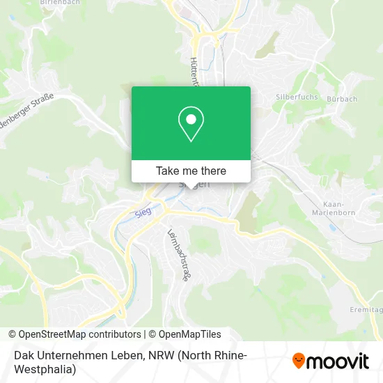 Dak Unternehmen Leben map