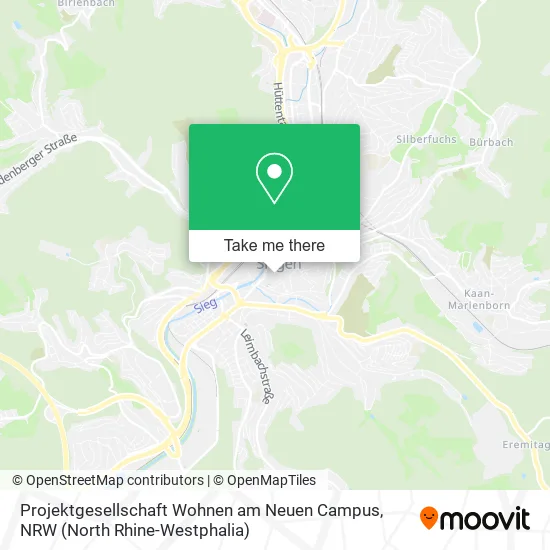 Карта Projektgesellschaft Wohnen am Neuen Campus