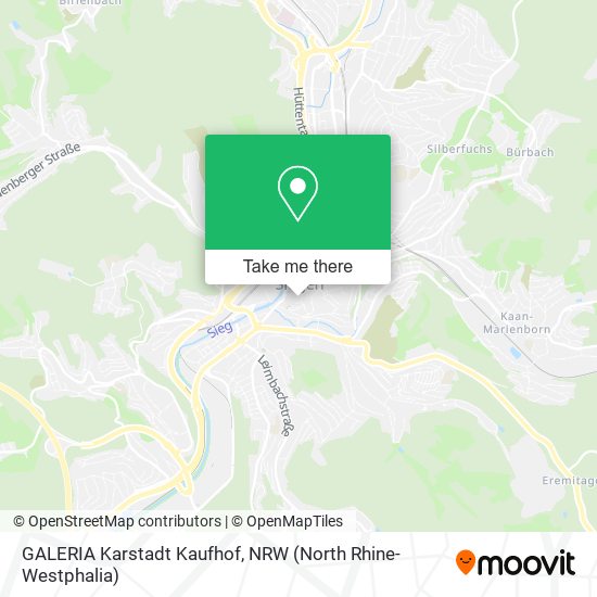 GALERIA Karstadt Kaufhof map