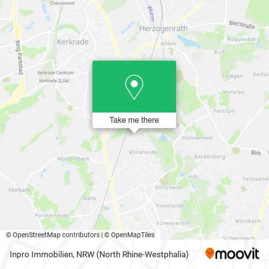 Карта Inpro Immobilien