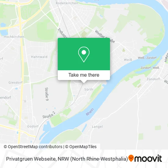 Privatgruen Webseite map