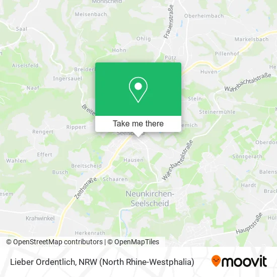 Карта Lieber Ordentlich