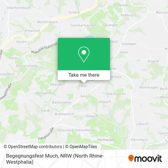 Begegnungsfest Much map