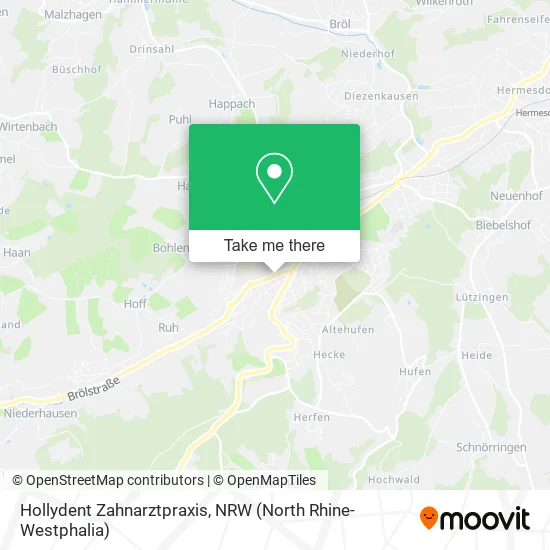 Карта Hollydent Zahnarztpraxis