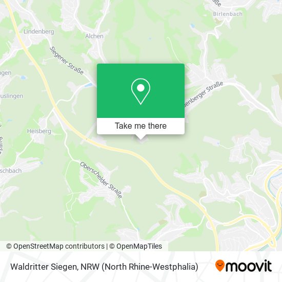 Waldritter Siegen map