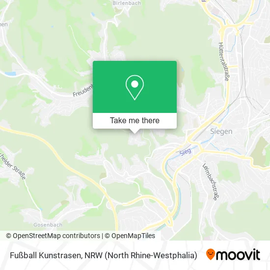 Карта Fußball Kunstrasen