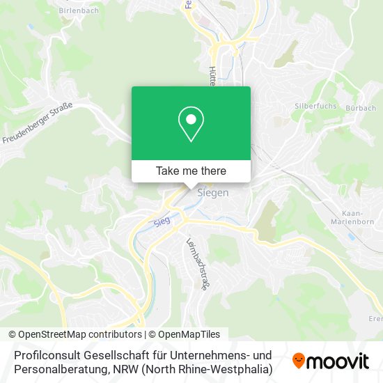 Profilconsult Gesellschaft für Unternehmens- und Personalberatung map