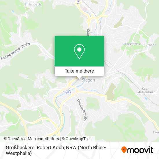 Großbäckerei Robert Koch map