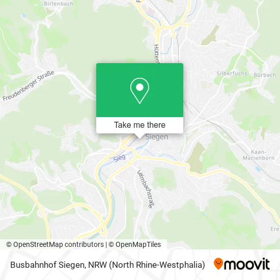 Busbahnhof Siegen map