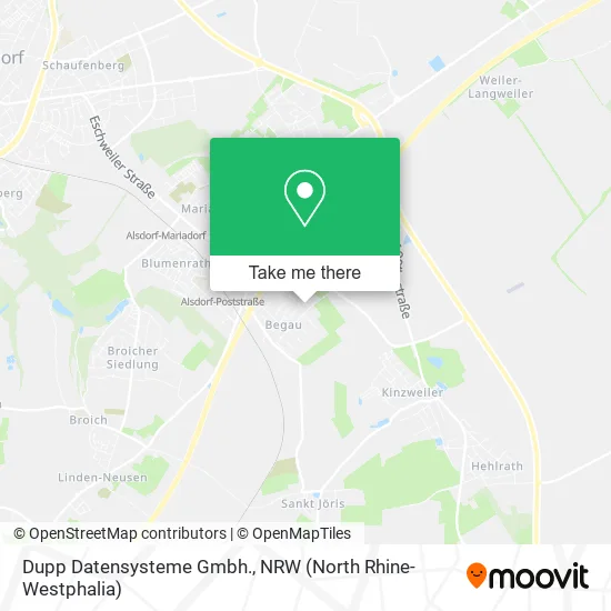 Карта Dupp Datensysteme Gmbh.