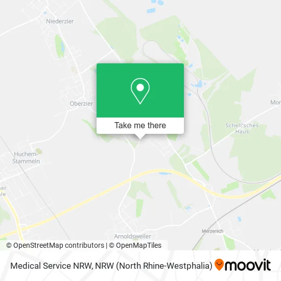 Карта Medical Service NRW