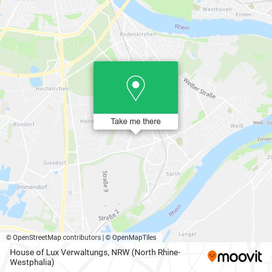 House of Lux Verwaltungs map