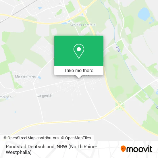 Карта Randstad Deutschland