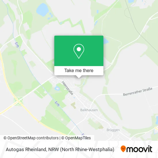 Карта Autogas Rheinland