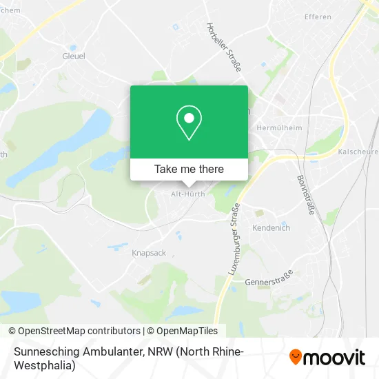 Карта Sunnesching Ambulanter