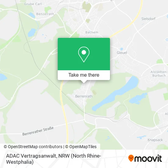 Карта ADAC Vertragsanwalt