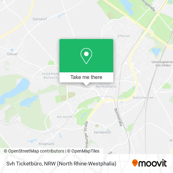 Svh Ticketbüro map