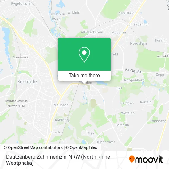 Карта Dautzenberg Zahnmedizin