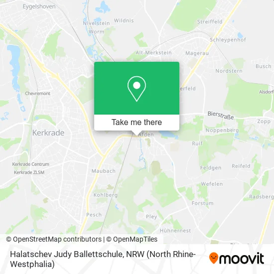 Карта Halatschev Judy Ballettschule