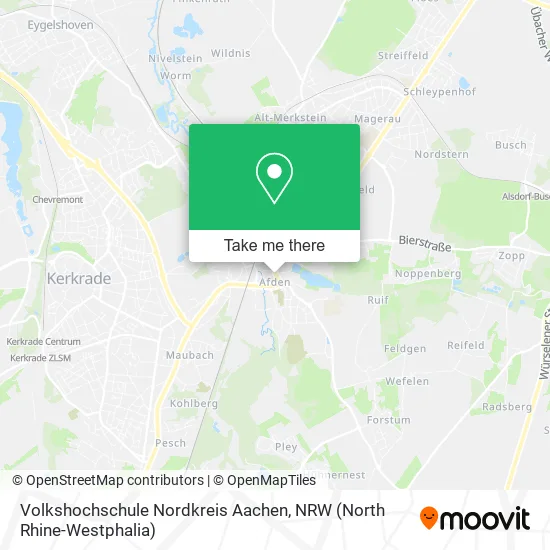 Volkshochschule Nordkreis Aachen map