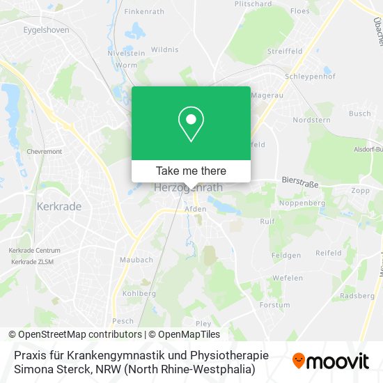 Praxis für Krankengymnastik und Physiotherapie Simona Sterck map