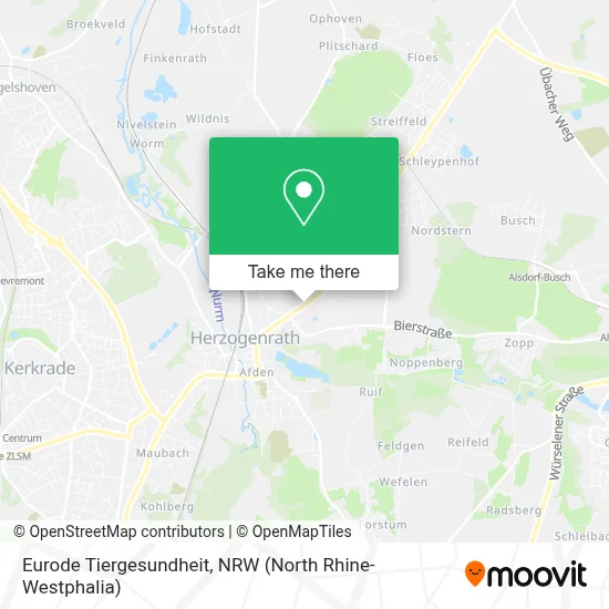 Eurode Tiergesundheit map