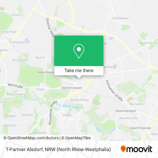 Карта T-Partner Alsdorf