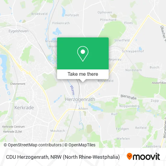 Карта CDU Herzogenrath