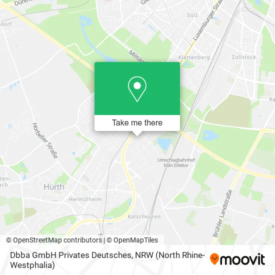 Карта Dbba GmbH Privates Deutsches