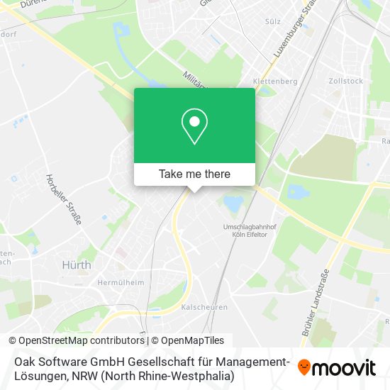 Карта Oak Software GmbH Gesellschaft für Management- Lösungen