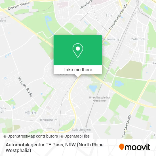 Карта Automobilagentur TE Pass