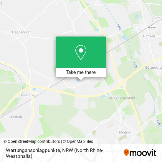 Карта Wartunganschlagpunkte