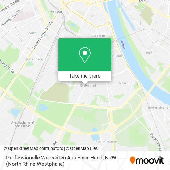 Карта Professionelle Webseiten Aus Einer Hand